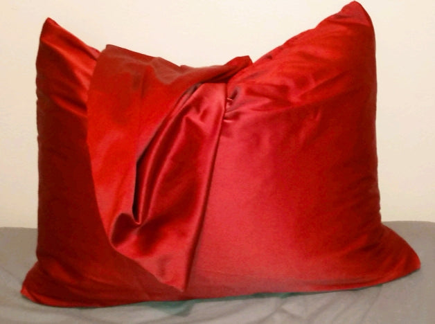 Silky Nights Bundle Satin Pillowcase for Hair and Skin with Hidden Zipper, Set of 2 and Satin Scrunchies
