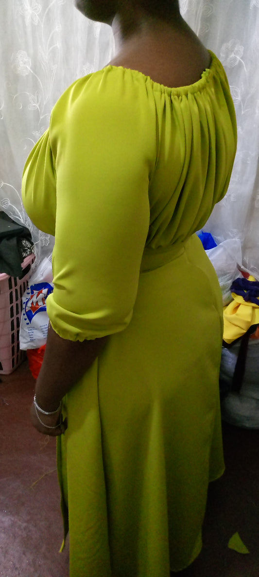 The Liicy Dress, Long Sleeve A-Line Maxi Dress