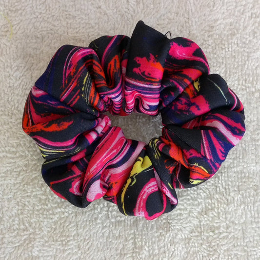 Pink Swirl Small Scrunchie
