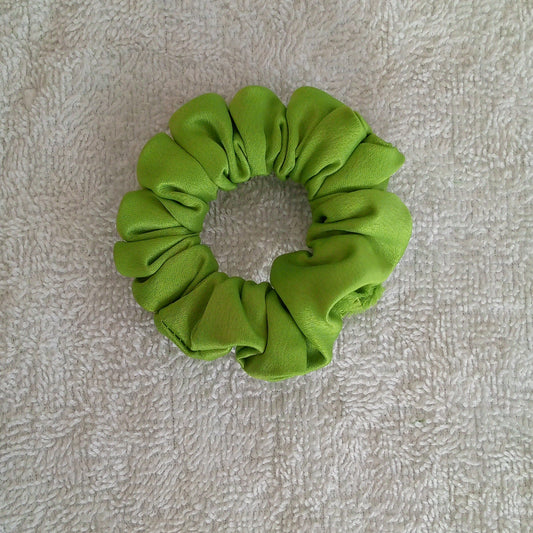 Spring Green Mini Scrunchie