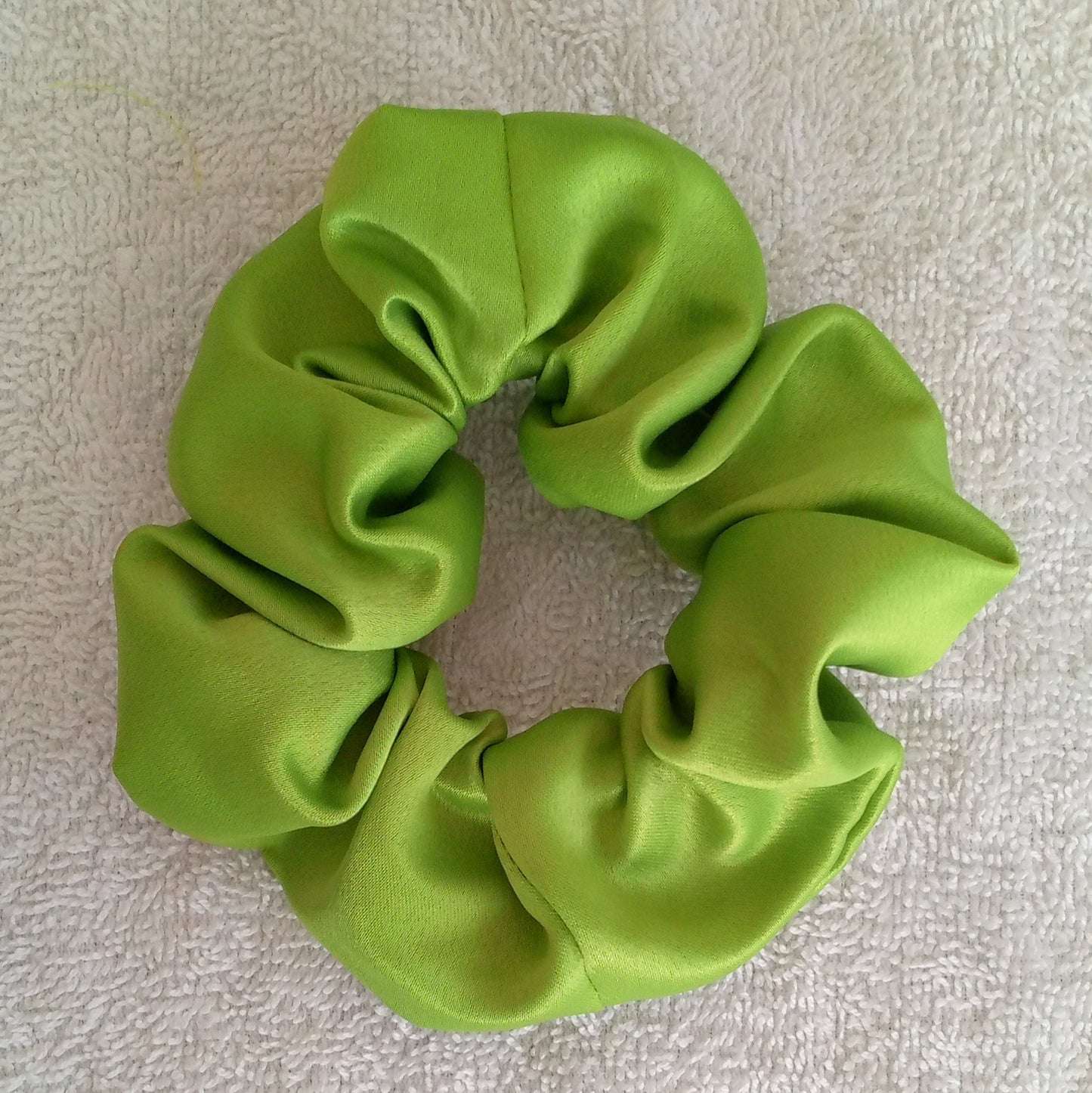 Spring Green Small Scrunchie