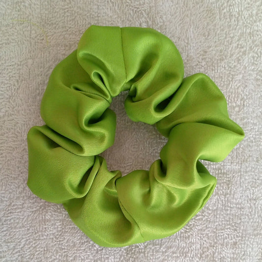 Spring Green Small Scrunchie