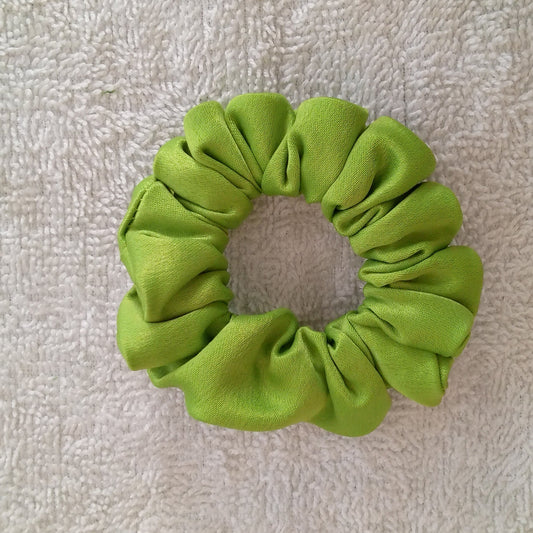 Spring Green Small Scrunchie