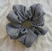 Black and White Scrunchie