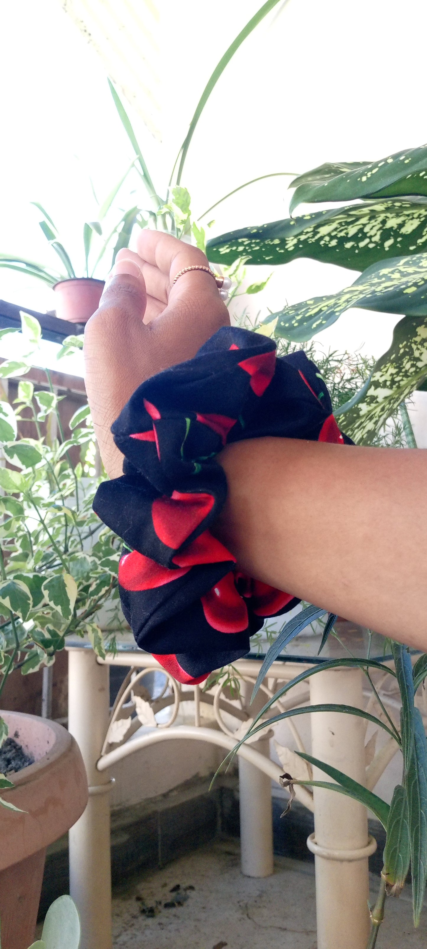 Cherry Kiss Medium Scrunchie
