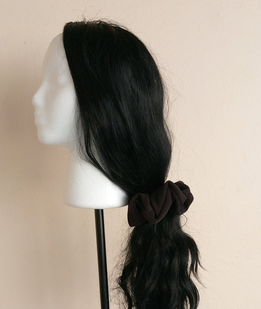 Black Medium Scrunchie